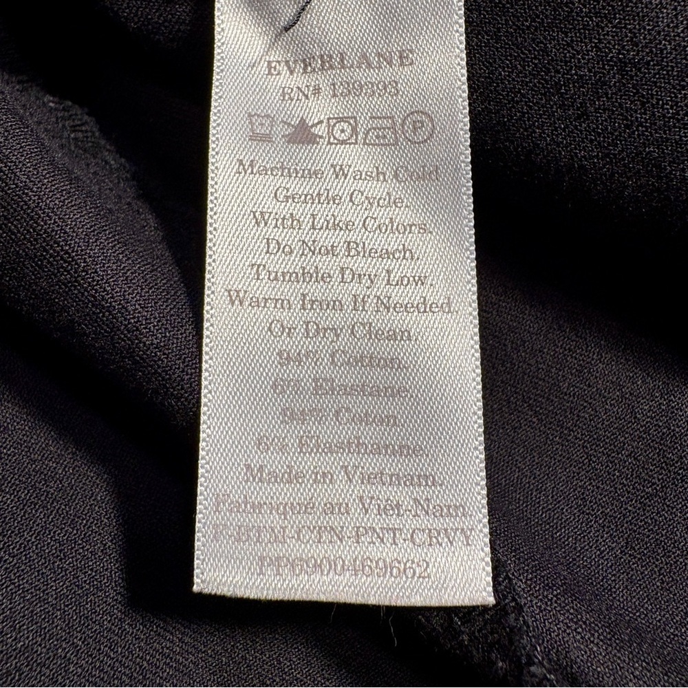 Everlane Navy Ankle Pants Size 10 - Picture 7 of 7